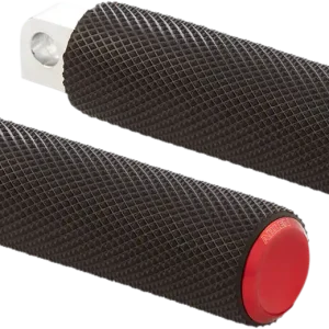 Arlen Ness Passenger Knurled Footpegs - Red for FL/FX 2018-2024 | Part No. 07-955 Buy Online