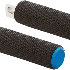 ARLEN NESS Knurled Footpegs for FX/FL 2018-2024 - Blue - Part Number 07-950 Grab Now