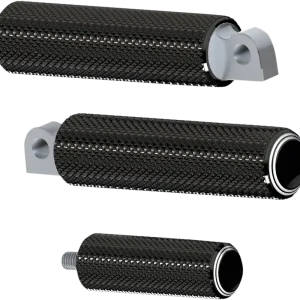 ARLEN NESS Dual Ring Shift Peg - Black with Molded Rubber and Billet Aluminum Accent 07-936 Budget