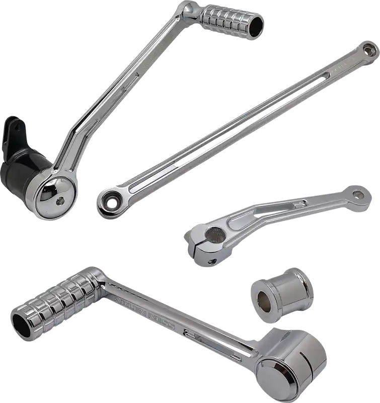 ARLEN NESS Deep Cut Foot Control Kit with Heel/Toe Shifter * Chrome (Part #420-107) Hassle-Free Returns