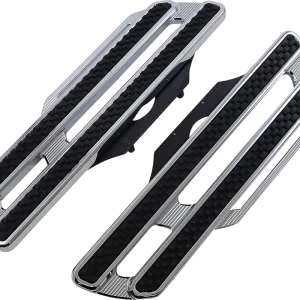 ARLEN NESS Method Driver Floorboards - Extended Chrome (Part #410-019) Instant Buy