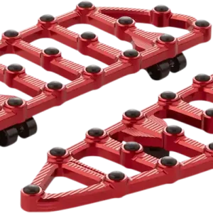 ARLEN NESS MX Driver Floorboards - Red (Part No. 410-012) for Enhanced Comfort and Traction Authentic