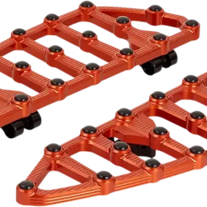 Arlen Ness MX Driver Floorboards - Orange, Part 410-011 Order Now
