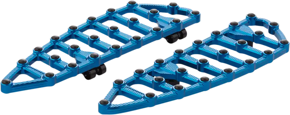 Authentic ARLEN NESS MX Driver Floorboards - Blue (Part #410-009)