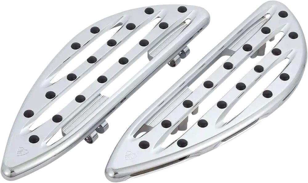 ARLEN NESS Deep Cut Chrome Driver Floorboards * Part 410-004 Affordable