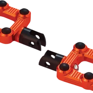 ARLEN NESS MX Footpegs for Driver and Passenger with Orange Finish * Part #07-969 Reduced Price