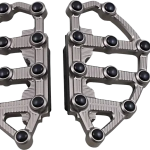ARLEN NESS MX Passenger Floorboards - Titanium (Part Number 06-876) Luxury