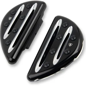 ARLEN NESS Deep Cut Passenger Floorboards for Motorcycles - Black, Part No. 06-867 Reduced Price