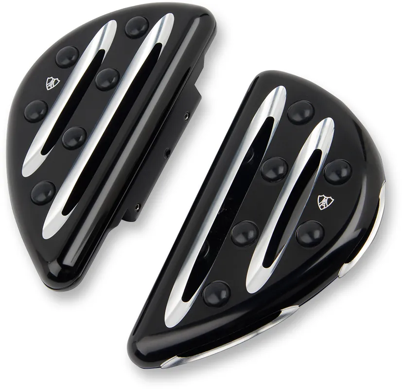 ARLEN NESS Deep Cut Passenger Floorboards for Motorcycles - Black, Part No. 06-867 Reduced Price