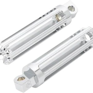 ARLEN NESS 10 Gauge Chrome Footpegs * Machined from 6061-T6 Aluminum Warranty Included