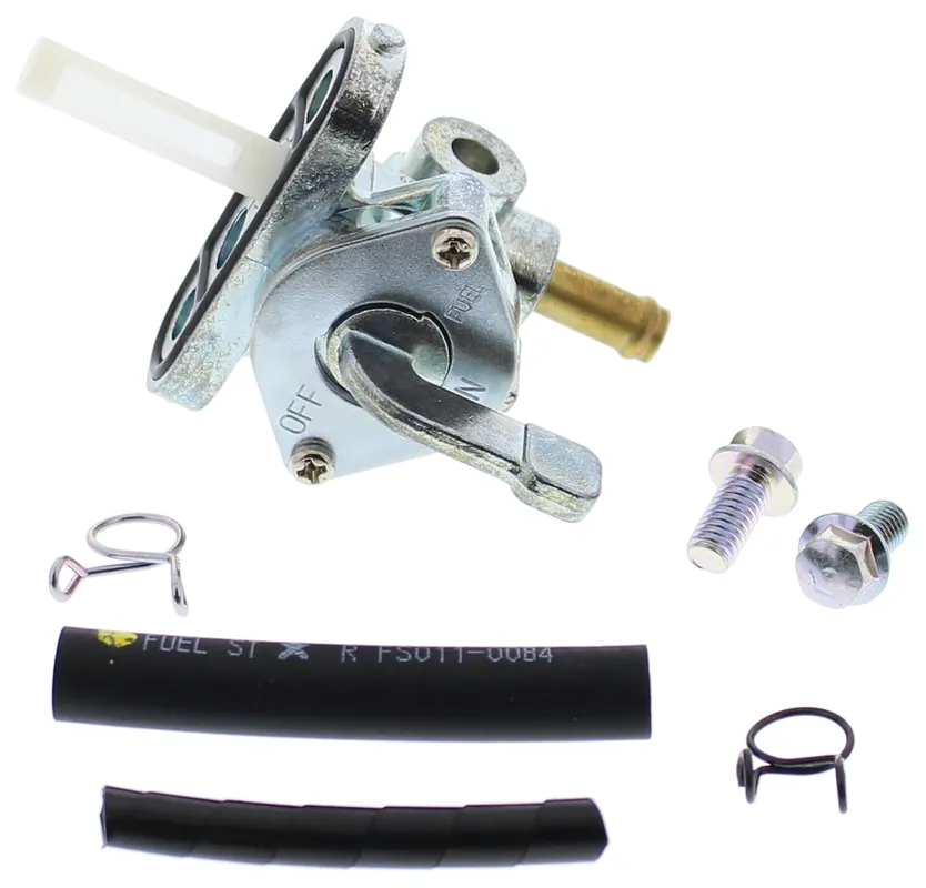 ALL BALLS Fuel Valve for Kawasaki KX65 (2000-2009) - OE Replacement with Fuel Line and Gaskets Brand New
