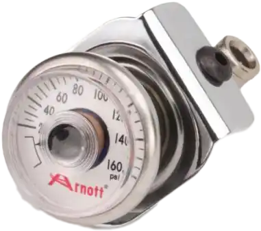 ARNOTT K-2636 Pressure Gauge with Chrome Bracket Final Sale