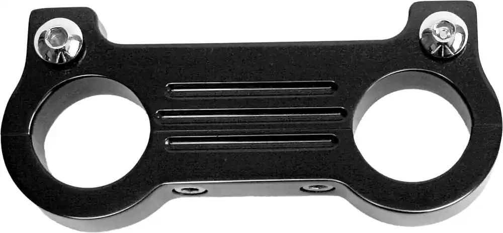 Accutronix GM101-B T Bar Gauge Mount Adapter - 1.25 Inch Black Anodized for FXD & XL Models Buy Direct