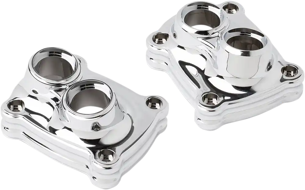 ARLEN NESS Lifter Block Covers - 10 Gauge Chrome Pair - Part No. 12-582 Hassle-Free Returns