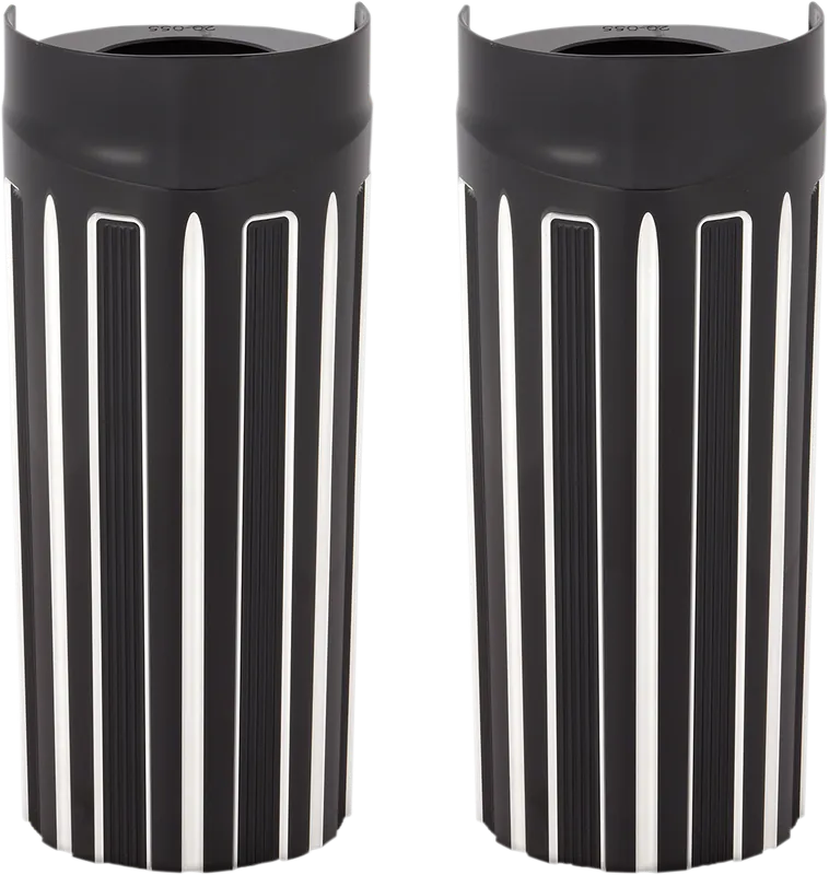 ARLEN NESS Fork Boot Covers - +2 Inch Chrome - FLHT 20-058 Worldwide Shipping