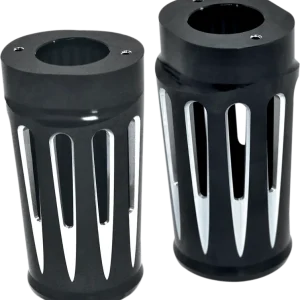 ARLEN NESS Deep Cut Black Anodized Fork Boot Covers for FLHTD - Part Number 20-014 Don’t Miss Out