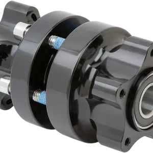 Warranty Included ARLEN NESS Cartridge Front Hub Kit for Fat Bob with Dual Disc Brakes - Black (Part 71-614)