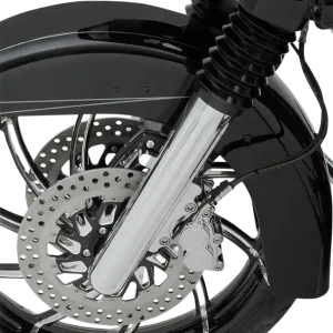 ARLEN NESS Deep Cut Chrome Fork Legs with Dual Disc for Touring - Part No. 40-502 Wholesale