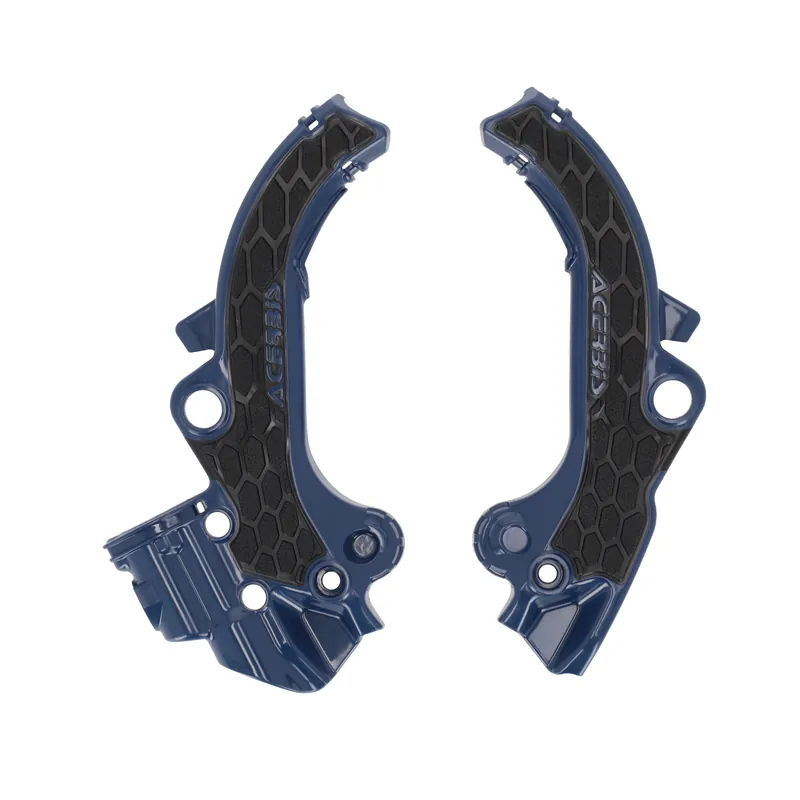 ACERBIS X-Grip Frame Guards for Husqvarna TC 65 (2024) - Blue and Black Modern