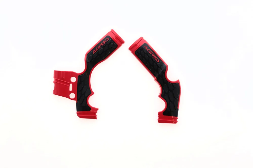 ACERBIS X Grip Frame Guard for KTM and Husqvarna Motorcycles - Red and Black Premium