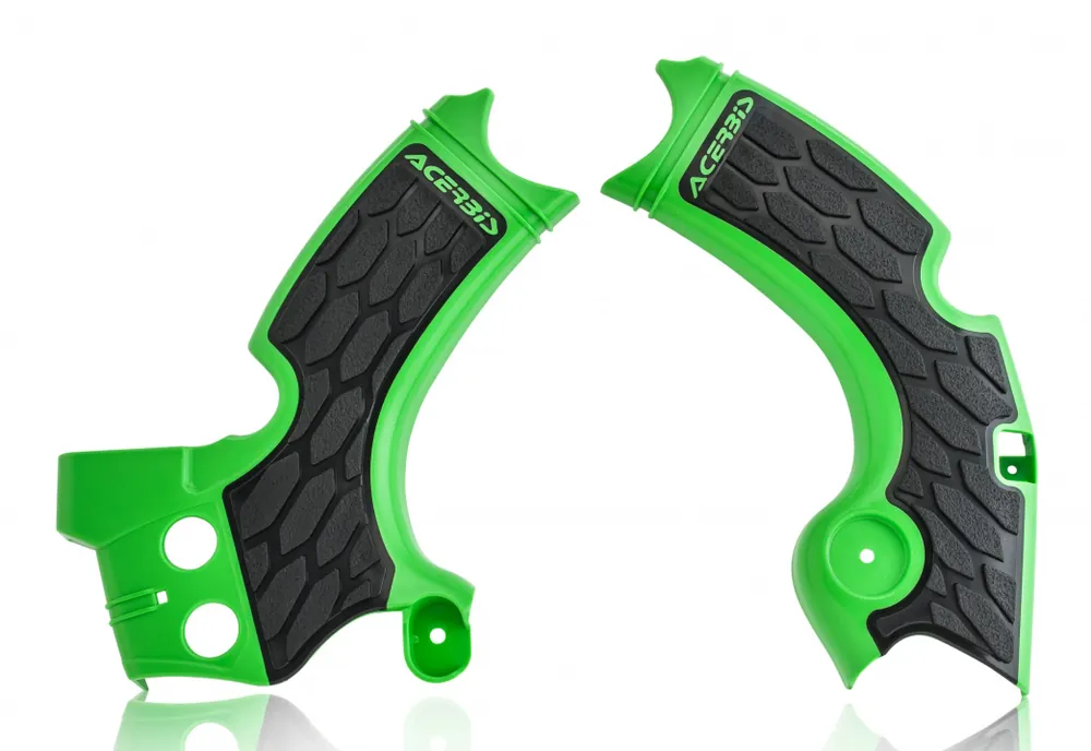ACERBIS X Grip Frame Guard for Kawasaki KX250F * Green and Black Fresh Stock