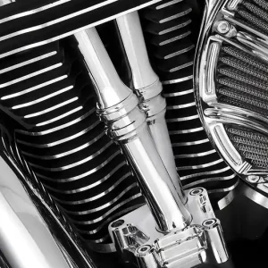 ARLEN NESS 03-632 Pushrod Tube Cover Kit for Twin Cam Engines, Chrome Finish Shop Now