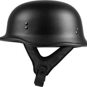 Worldwide Shipping HIGHWAY 21 9mm German Beanie Helmet Matte Black Medium * D.O.T. Approved Motorcycle Helmet