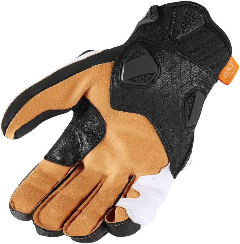 While Supplies Last ICON Hypersport* Short Gloves - White - 3XL | Part Number 3301-3556