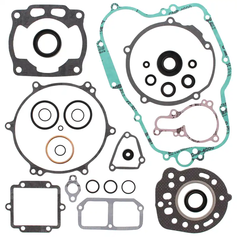 VERTEX Complete Gasket Set with Oil Seals for 1989 Kawasaki KX125 Sale