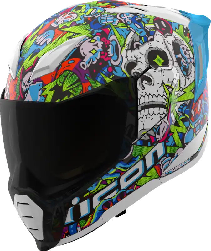 Wholesale ICON Ultraflite Helmet - Doodle 3 - MIPS? Blue - 2XL (Part No. 0101-18066)