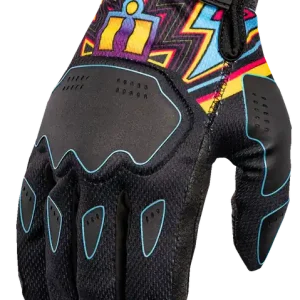 Weekend Sale ICON Hooligan* Lucky Lid Gloves 3301-4645 - Black, 2XL