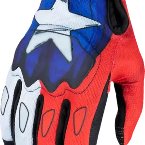Viral ICON Hooligan* CE Tejas Libre Gloves 3XL by ICON - Blue, Part Number 3301-4721