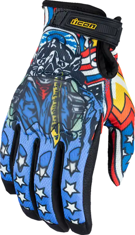 Viral ICON Hooligan* CE Flyboy Gloves 2XL * Durable Motorcycle Gloves with Breathable Mesh Backhand