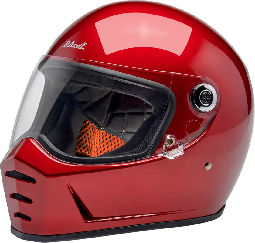 Weekend Sale BILTWELL Lane Splitter Helmet in Metallic Cherry Red - Large (Part #1004-351-504)