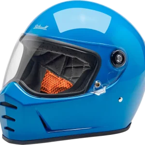 Weekend Sale BILTWELL Lane Splitter Helmet - Gloss Tahoe Blue - Medium | Part Number 1004-129-503