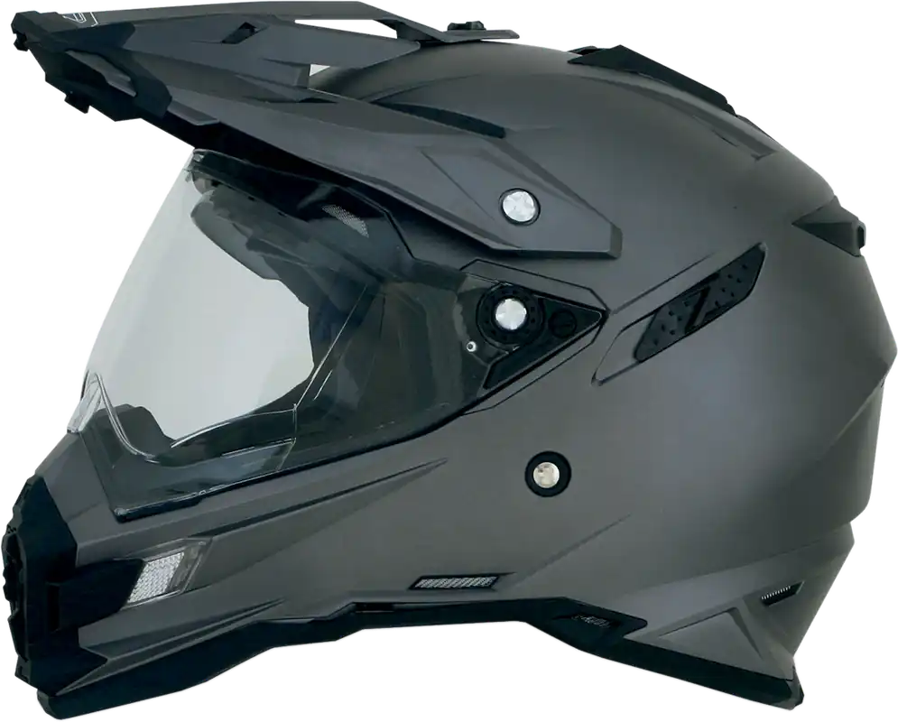 AFX FX-41DS Frost Gray Motorcycle Helmet - XL by AFX with Flip-Up Shield and Advanced Ventilation Price Drop