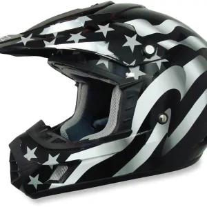 AFX FX-17 Flag Stealth Motorcycle Helmet - 2XL by AFX, Part No. 0110-2367 Markdown