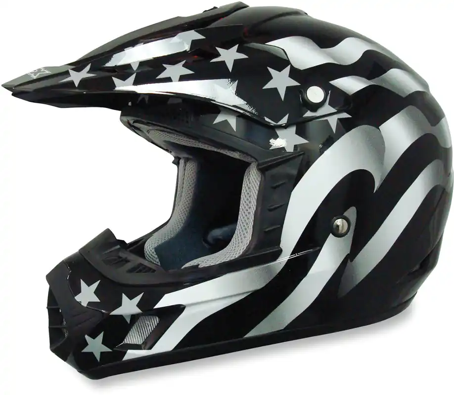 AFX FX-17 Flag Stealth Motorcycle Helmet - 2XL by AFX, Part No. 0110-2367 Markdown