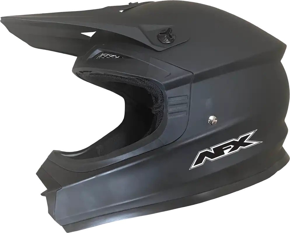 AFX FX-15 Matte Black Motorcycle Helmet * Lightweight, Adjustable Ventilation, and Premium Comfort Same Day Shipping