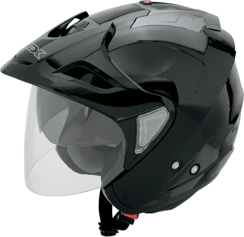 AFX FX-50 Motorcycle Helmet - Gloss Black, Medium (Part Number 0104-1365) Premium
