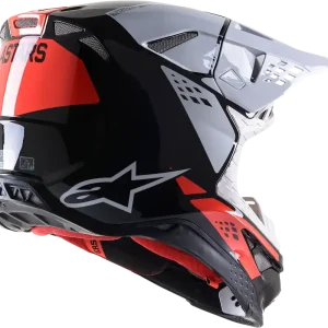 Bargain ALPINESTARS Supertech M8 Helmet - Factory Black/White/Red, 2XL (Part No. 8302922-1233-2X)