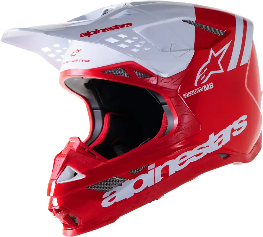 Alpinestars Supertech M8 Helmet - Radium 2 with MIPS? Technology - Gloss Red/White - 2XL Big Sale