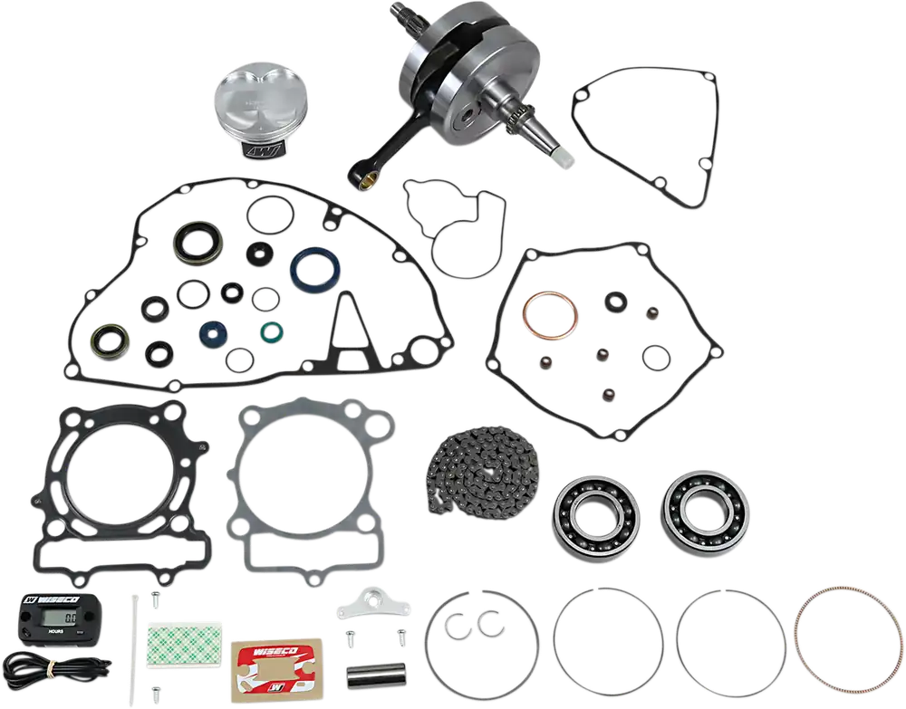 WISECO Engine Rebuild Kit for Kawasaki KX250F * 77.00 mm Piston, PWR144-102 Direct From Manufacturer