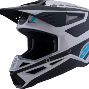 Alpinestars SM3 Helmet - Heat Matte Silver/Blue/Black XS by Alpinestars - Part #8301026-1949-XS Fan Favorite
