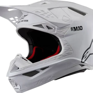 Alpinestars Supertech M10 Helmet - Solid White, Large with MIPS? Technology New Release