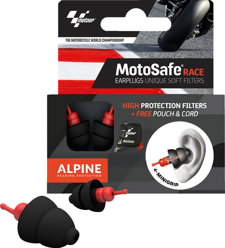 ALPINE HEARING PROTECTION MotoGP Motosafe Earplugs - Race 111.23.118 Trending