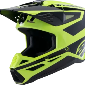 Authentic Alpinestars SM3 Helmet - Heat Gloss Yellow Fluo/Black - Large (Part #8301026-5011-L)
