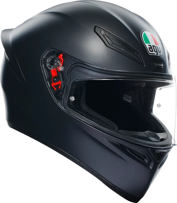 AGV K1 S Matte Black Helmet - Extra Small (XS) - Advanced Safety and Ventilation Big Sale