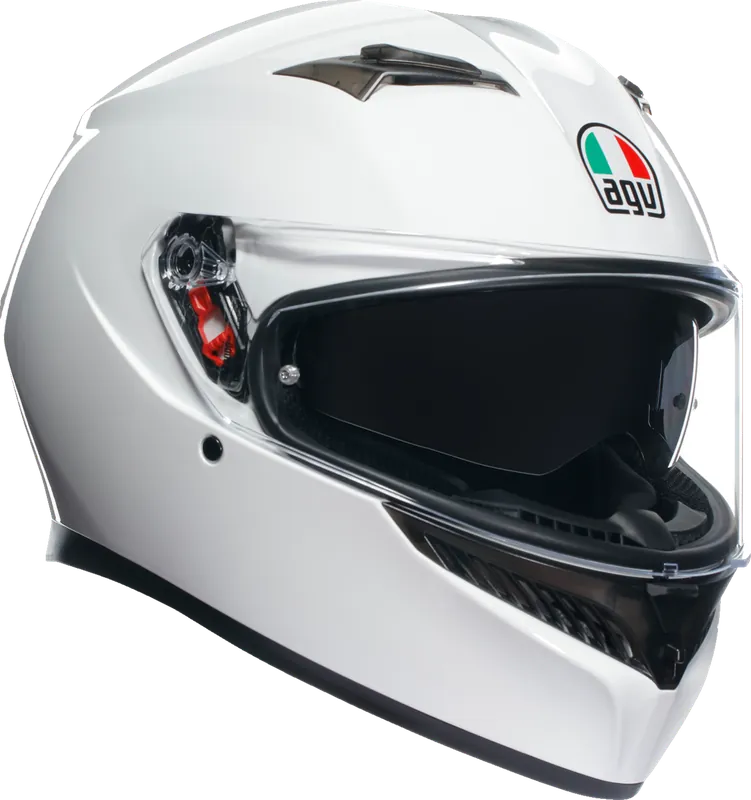AGV K3 Full-Face Motorcycle Helmet - Seta White, 2XL by AGV (Part Number 21183810040142X) Free Returns