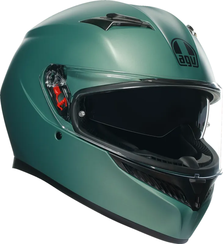 AGV K3 Matte Salvia Green Full-Face Motorcycle Helmet - 2XL Final Sale